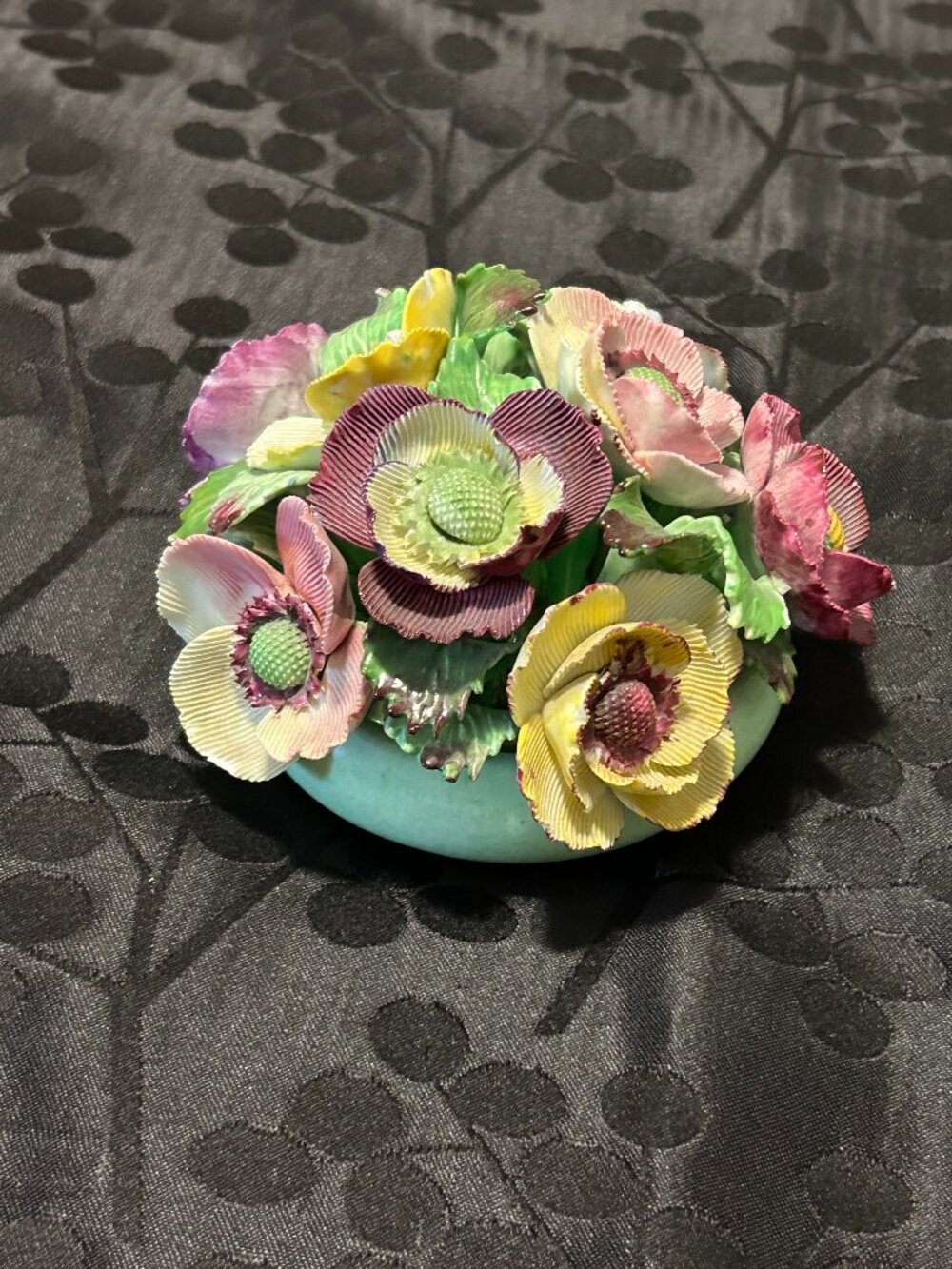Vintage Denton China Hand Modelled Floral Bouquet